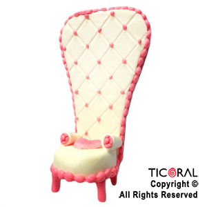 ADORNO SILLON DIVA BARBIE PORCELANA FRIA G x 1